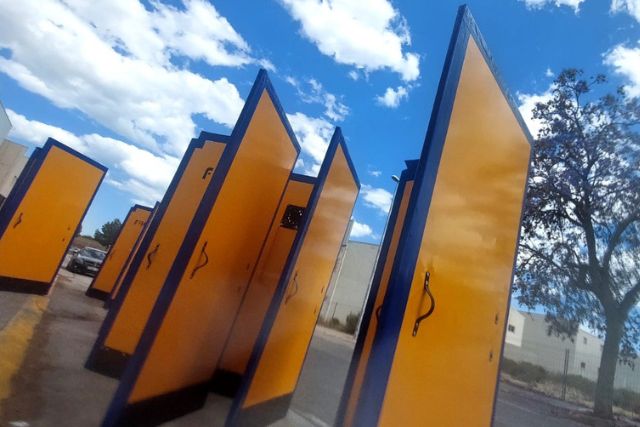 Separadores de carga en camión frigorífico